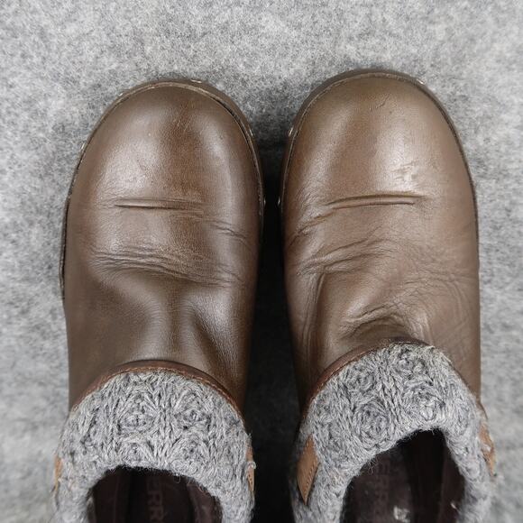 Merrell Shoes Womens 7 Clogs Slip On Leather Luxe Knit Comfort Fashion Casual - Picture 8 of 16